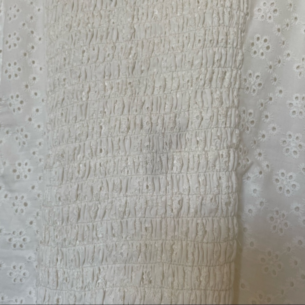 Rachel Parcell Puff Sleeve Eyelet Top - Picture 9 of 9